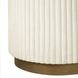 Endebord Tivoli hvit sett med 2 Richmond Interiors Sidebord