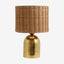 BASTI bordlampe - h51 cm - natur/messing Nordal STAND LAMP