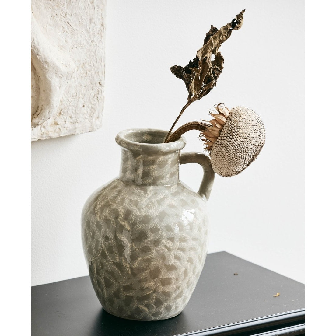 BATAM vase, glasert - grå Nordal VASEBOWL