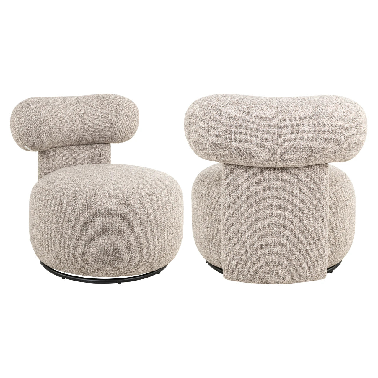 Lounge chair Kaya cayenne brown swivel Richmond Interiors Lenestol
