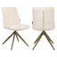 Spisestol Dakota niagara beige svingbar Richmond Interiors Spisestol