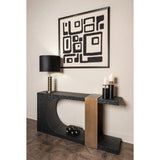 Konsoll Alexander Jones svart/gull Bazel Richmond Interiors Konsollbord