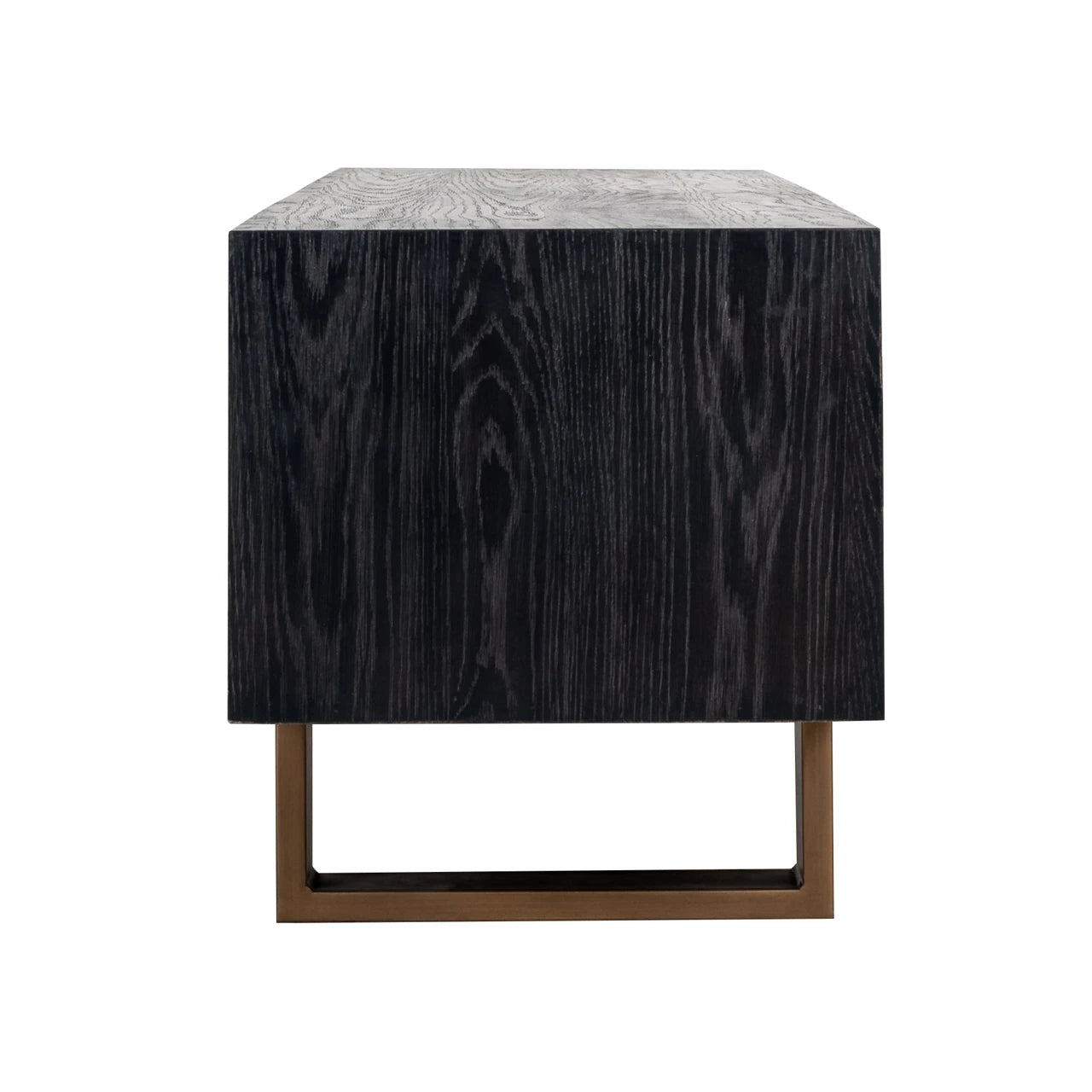 TV-benk Hunter svart rustikk Richmond Interiors TV-benk