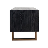 TV-benk Hunter svart rustikk Richmond Interiors TV-benk