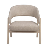 Barnaby lenestol beige/whitewash Rowico Lenestol