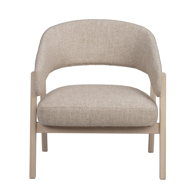 Barnaby lenestol beige/whitewash Rowico Lenestol
