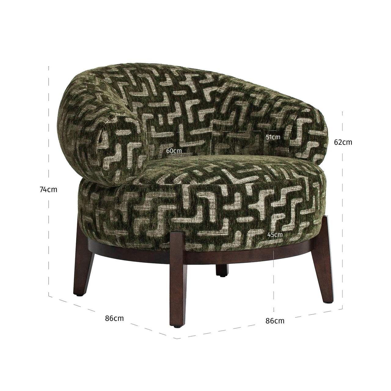 Lenestol Montana mose labyrint Richmond Interiors Lenestol