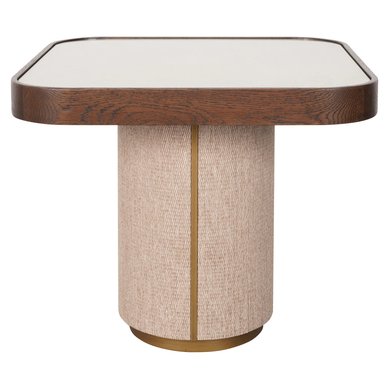Endebord Willox beige inkludert glass Richmond Interiors Sidebord
