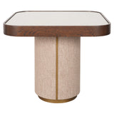Endebord Willox beige inkludert glass Richmond Interiors Sidebord
