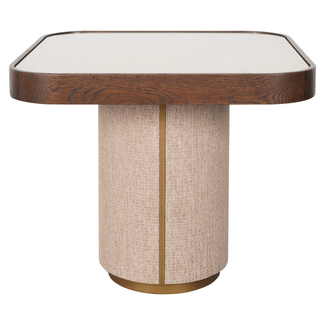 Endebord Willox beige inkludert glass Richmond Interiors Sidebord