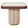 Endebord Willox beige inkludert glass Richmond Interiors Sidebord