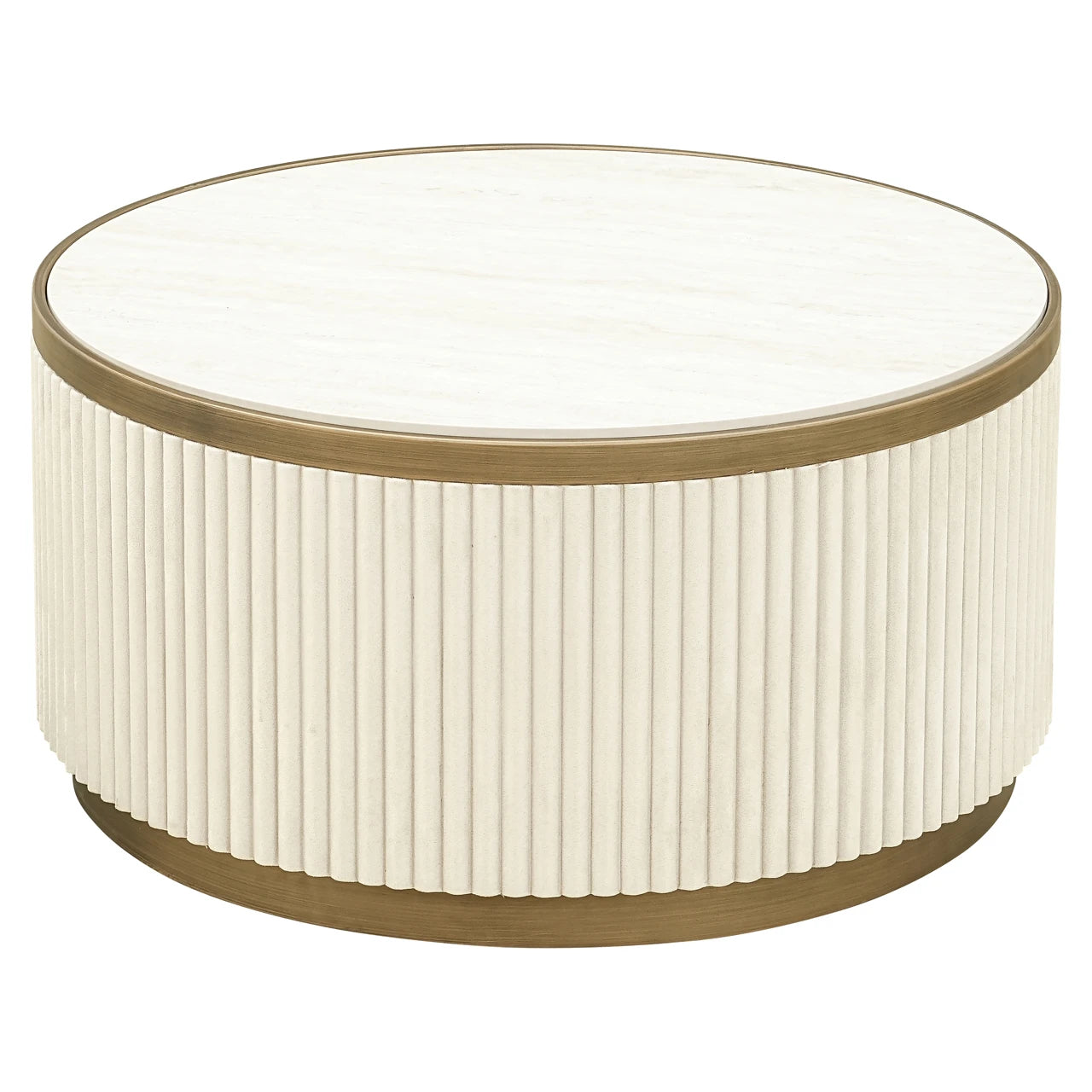 Salongbord Tivoli hvit sett med 2 Richmond Interiors Sofabord