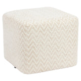 Pouffe & Fotstøtte Ciela beige chevron Richmond Interiors Pall