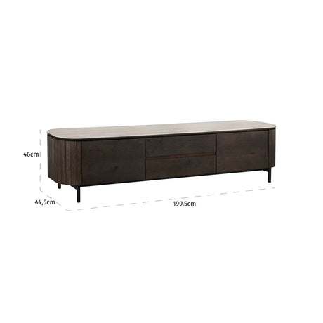 TV-benk Ritz brun Richmond Interiors TV-benk