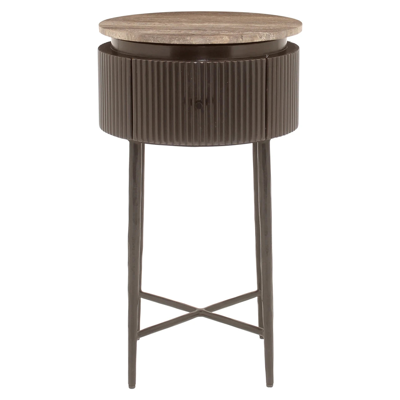 Endebord Russo askebrun Richmond Interiors Sidebord