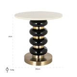 Endebord Boann svart Richmond Interiors Sidebord