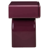 Nightstand Bennet burgunder 1-skuff Richmond Interiors Nattbord