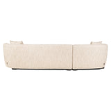 Sofa Pandora beige angora lounge left Richmond Interiors Sofa