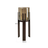 Hurricane light Reese valnøtt stor Richmond Interiors Lanterne og lysglass