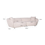 Sofa Armand nydelig krem Richmond Interiors Sofa