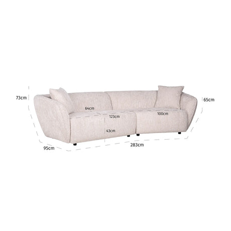 Sofa Armand nydelig krem Richmond Interiors Sofa