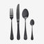 BLACK - 4 deler - matt svart Nordal CUTLERY