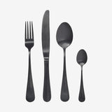 BLACK - 4 deler - matt svart Nordal CUTLERY