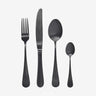 BLACK - 4 deler - matt svart Nordal CUTLERY