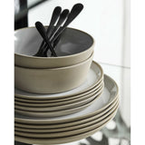BLACK - 4 deler - matt svart Nordal CUTLERY