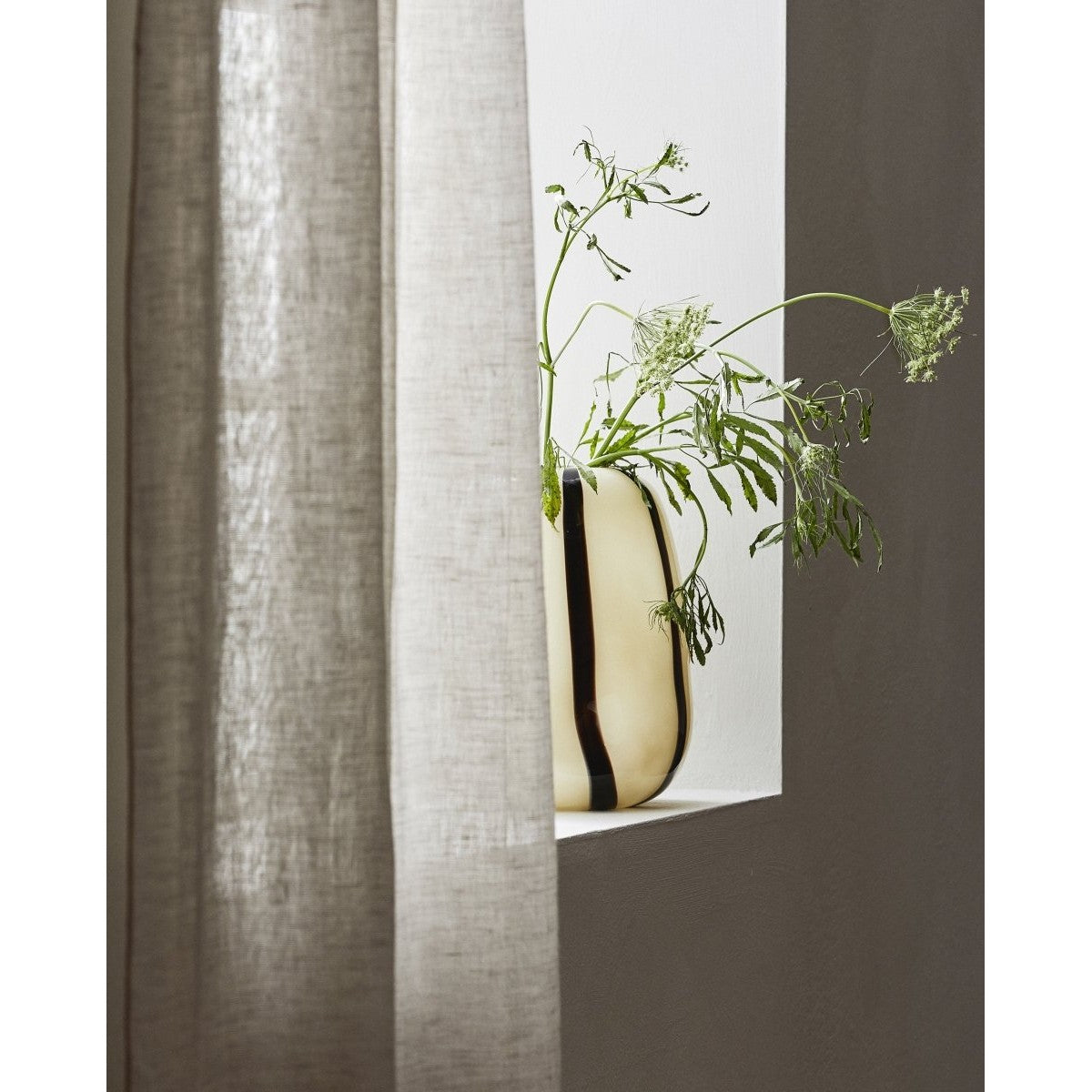 BOHOL vase, L - råhvit Nordal VASEBOWL