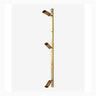 BRAGI vegglamper, 3 spots - messing Nordal WALL LAMPS