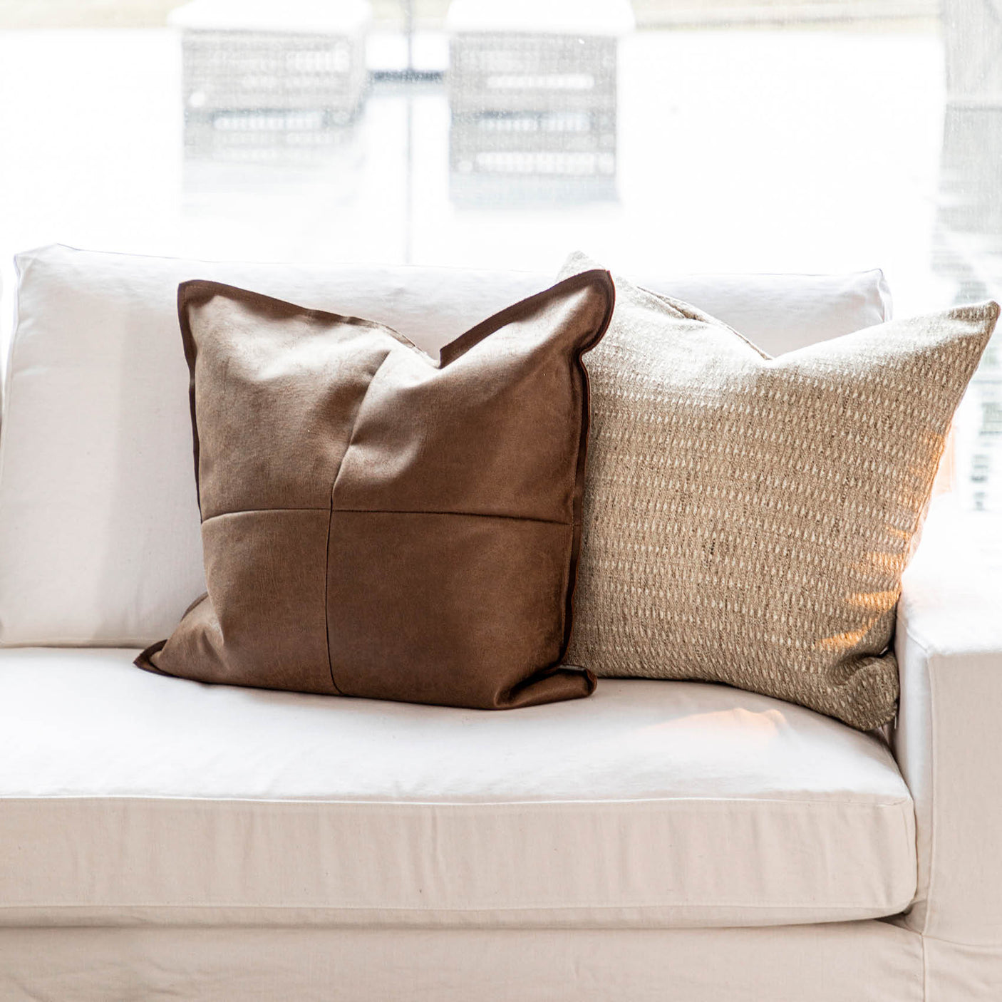 BUFFALO BROWN Putetrekk Artwood Pute