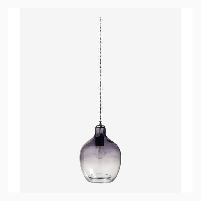 BUBBLE pendel i glass - h26 cm - røykfarget Nordal HANG LAMPS