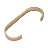 C-krok, flatt - messing Nordal SINGLEHOOK