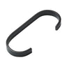 C-krok, flatt - sort Nordal SINGLEHOOK