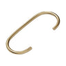 C-krok, rund - messing Nordal SINGLEHOOK