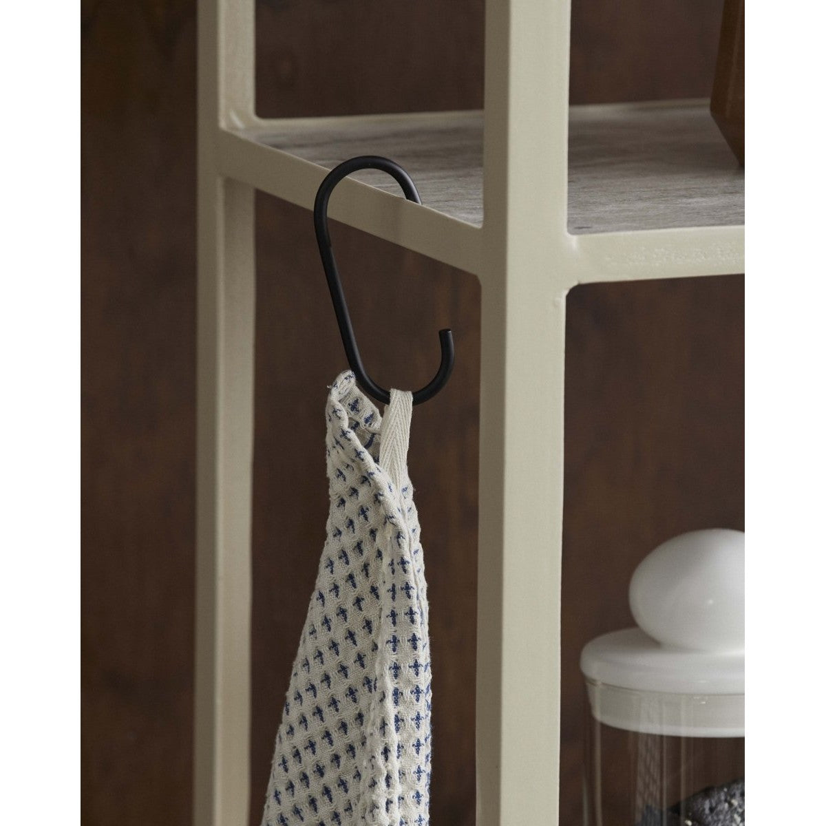 C-krok, rund - sort Nordal SINGLEHOOK