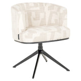 Spisestol Cheyenne beige graffic svingbar Richmond Interiors Spisestol