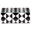 Oppbevaringsboks Silas svart/hvit liten Richmond Interiors Oppbevaring