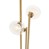 Gulvlampe Luva børstet gull Richmond Interiors Gulvlampe