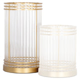 Orkanlampe Dyara gull stor Richmond Interiors Lanterne og lysglass