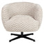 Lounge chair Estelle sand chevron swivel Richmond Interiors Lenestol