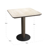 Bistro bord Ritz brun Richmond Interiors Bordlampe