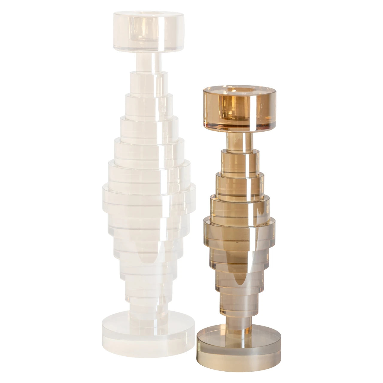 Candle holder Bryn Champagne small Richmond Interiors Lysestake