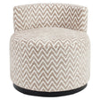 Lounge chair Franny sand chevron Richmond Interiors Lenestol