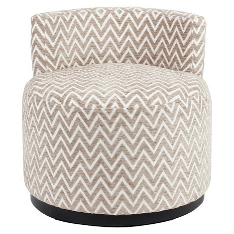 Lounge chair Franny sand chevron Richmond Interiors Lenestol