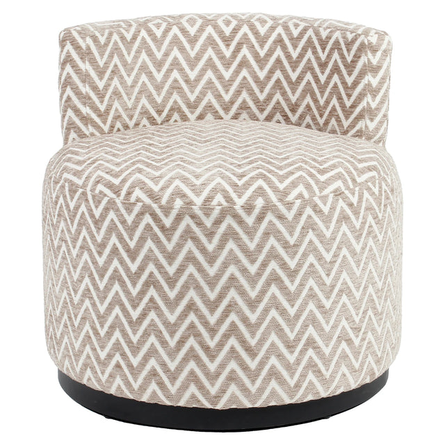 Lounge chair Franny sand chevron Richmond Interiors Lenestol