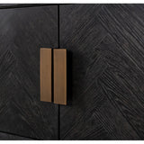 TV-benkskap Blackbone Brass svart rustikk 200 Richmond Interiors TV-benk