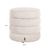 Pouffe & Footstool Adele brun chunky Richmond Interiors Pall