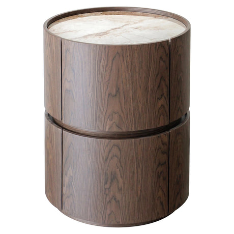 Nattbord Ellery brun med 2 skuffer Richmond Interiors Nattbord
